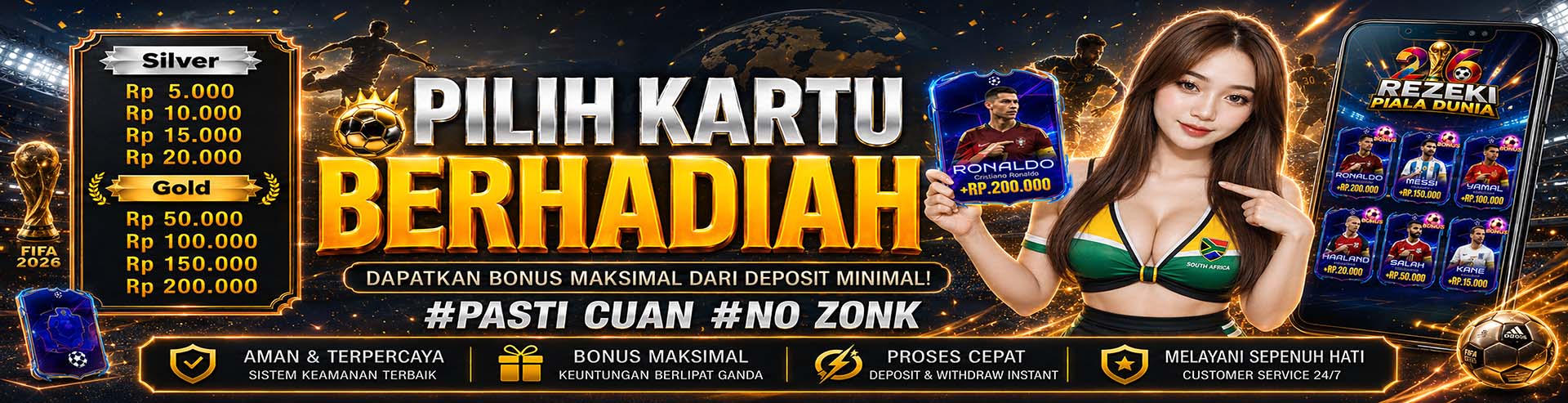 PILIH KARTU BERHADIAH WAJIB KLAIM